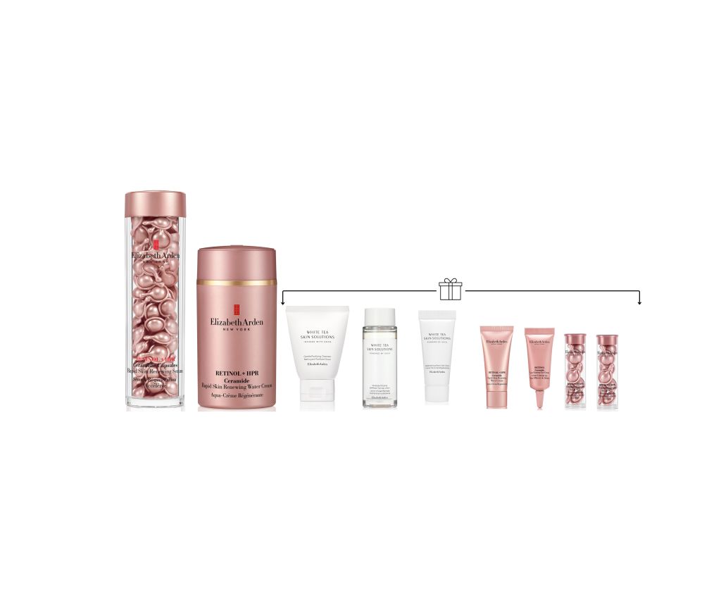 Retinol + HPR Ceramide Capsules Rapid Skin Renewing Serum &amp; Water Cream Set